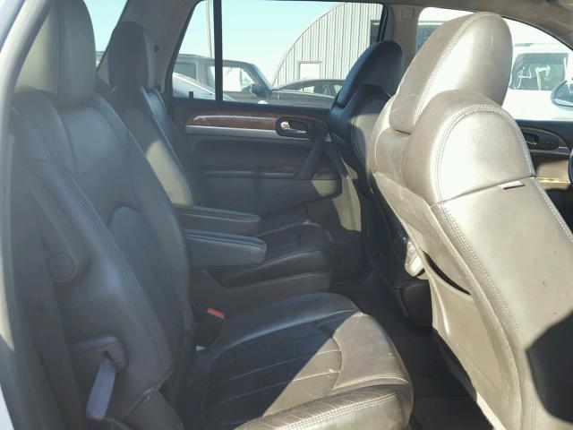 5GAKVBED3BJ347516 - 2011 BUICK ENCLAVE CX WHITE photo 6