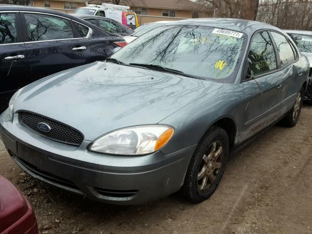 1FAFP56U87A134519 - 2007 FORD TAURUS SEL GREEN photo 1