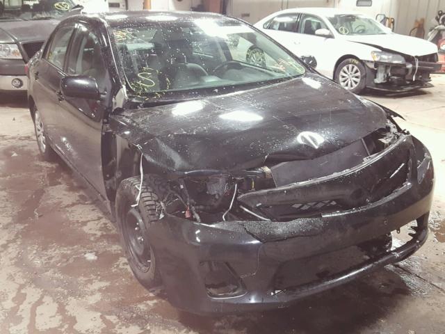 2T1BU4EE7CC776404 - 2012 TOYOTA COROLLA BA BLACK photo 1