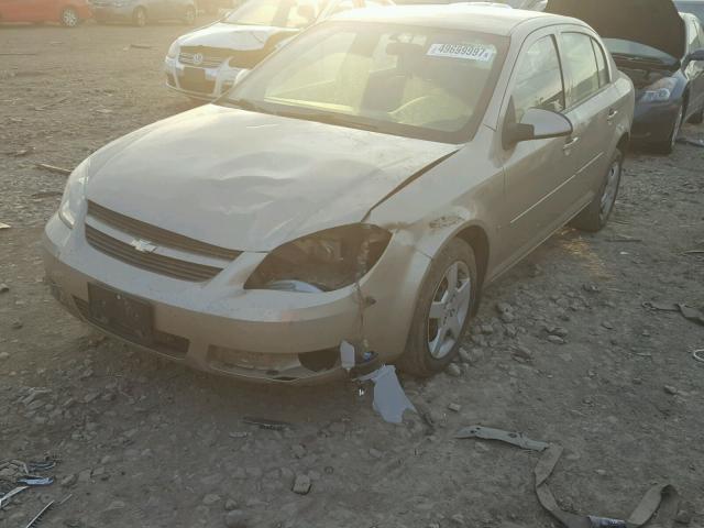 1G1AL55F677197546 - 2007 CHEVROLET COBALT LT GOLD photo 2