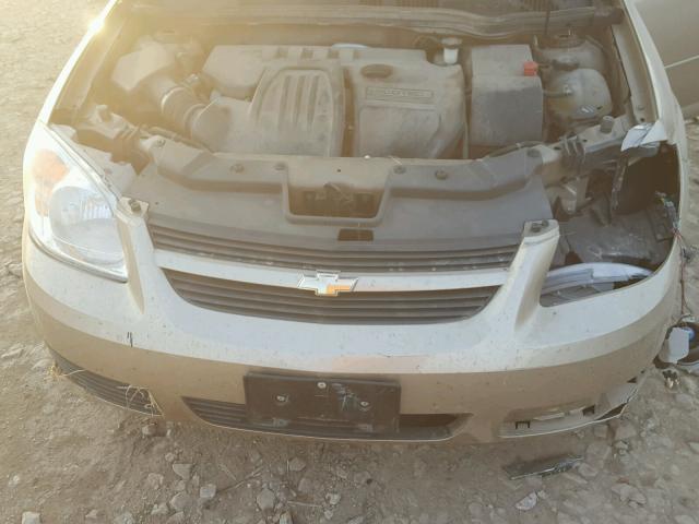 1G1AL55F677197546 - 2007 CHEVROLET COBALT LT GOLD photo 7