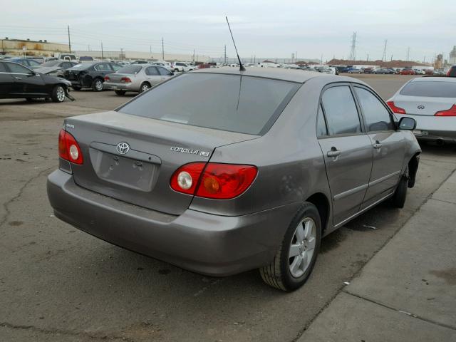 1NXBR32E74Z211280 - 2004 TOYOTA COROLLA CE GRAY photo 4