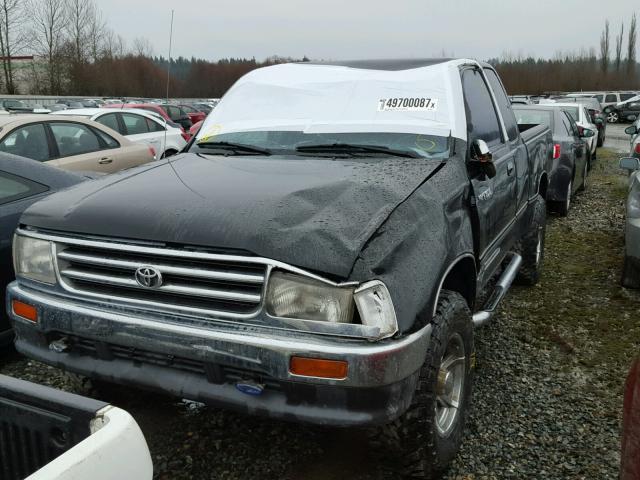 JT4UN24DXV0049645 - 1997 TOYOTA T100 XTRAC BLACK photo 2