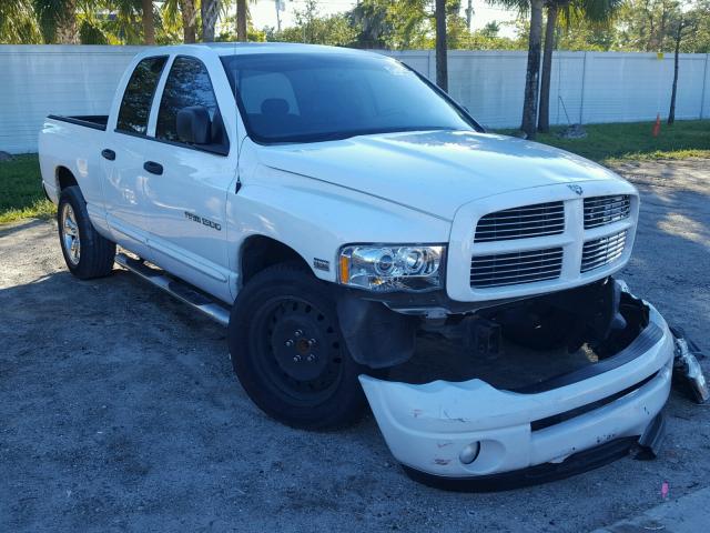 1D7HA18D94S772333 - 2004 DODGE RAM 1500 S WHITE photo 1