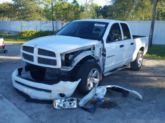 1D7HA18D94S772333 - 2004 DODGE RAM 1500 S WHITE photo 2