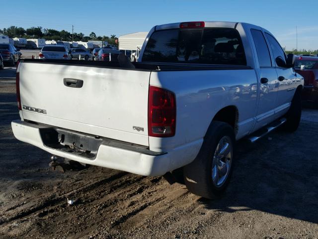 1D7HA18D94S772333 - 2004 DODGE RAM 1500 S WHITE photo 4