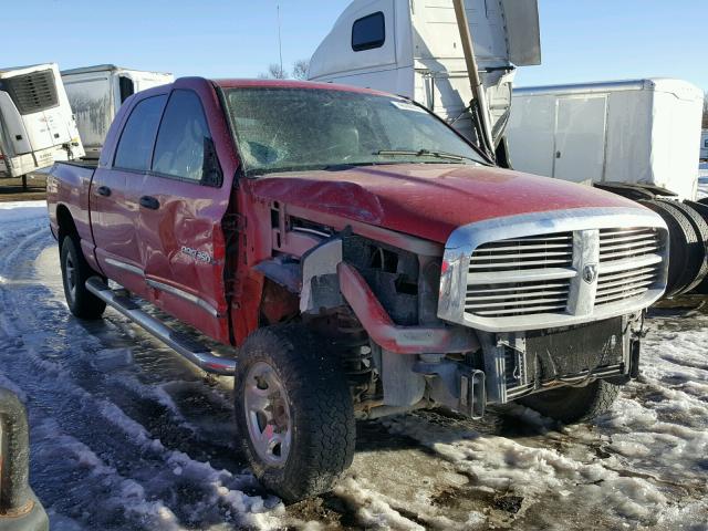 3D7LX39C16G220913 - 2006 DODGE RAM 3500 RED photo 1