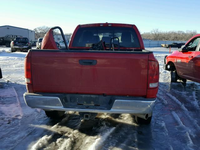 3D7LX39C16G220913 - 2006 DODGE RAM 3500 RED photo 9