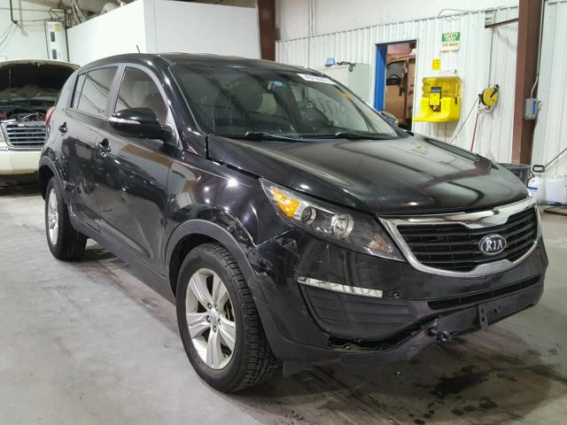 KNDPB3A28C7196694 - 2012 KIA SPORTAGE B BLACK photo 1