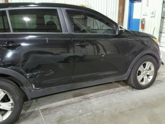 KNDPB3A28C7196694 - 2012 KIA SPORTAGE B BLACK photo 9