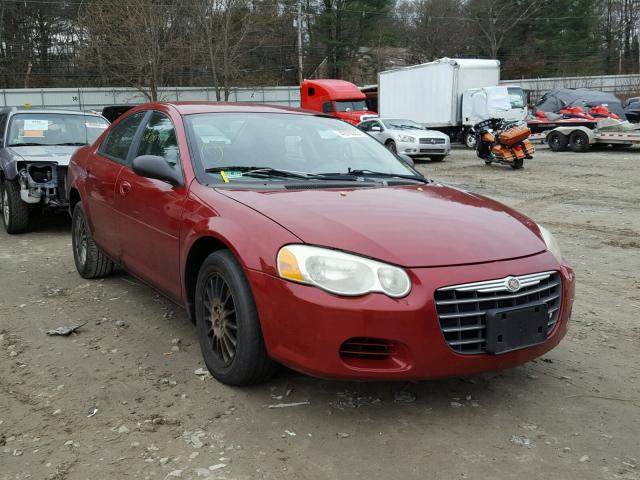 1C3EL46X06N251450 - 2006 CHRYSLER SEBRING RED photo 1