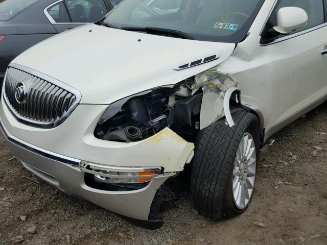 5GAKRBED8BJ278942 - 2011 BUICK ENCLAVE CX CREAM photo 9