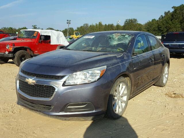 1G11C5SL2EF277052 - 2014 CHEVROLET MALIBU 1LT BLUE photo 2