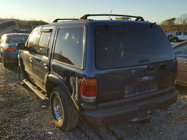 1FMZU62X0YUB71596 - 2000 FORD EXPLORER X BLUE photo 3