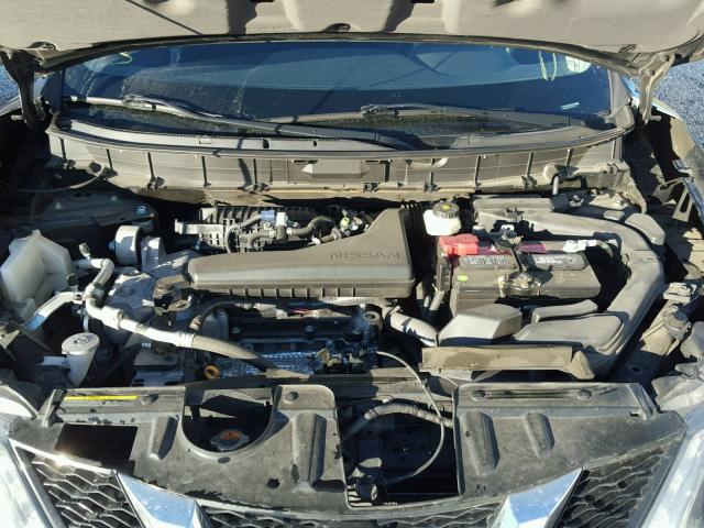 5N1AT2MV0EC781682 - 2014 NISSAN ROGUE S GRAY photo 7