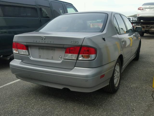 JNKCP11AXXT015859 - 1999 INFINITI G20 SILVER photo 4