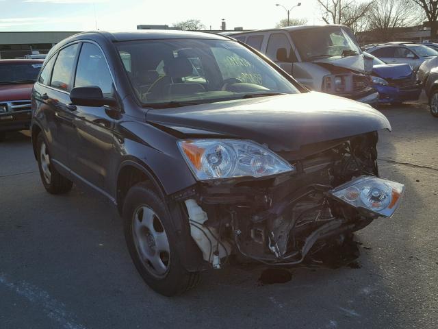 JHLRE48347C057635 - 2007 HONDA CR-V LX BLACK photo 1