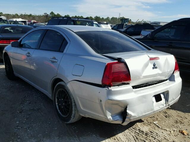 4A3AB36F67E015141 - 2007 MITSUBISHI GALANT ES SILVER photo 3