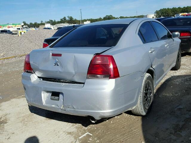 4A3AB36F67E015141 - 2007 MITSUBISHI GALANT ES SILVER photo 4