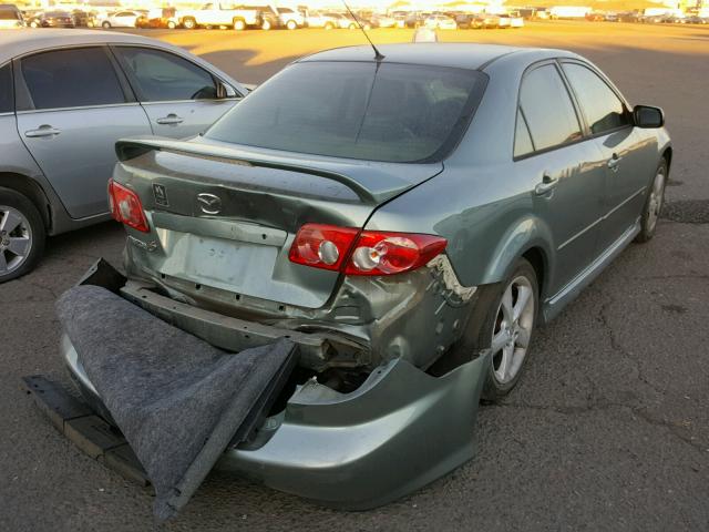 1YVHP80D545N13554 - 2004 MAZDA 6 S TEAL photo 4