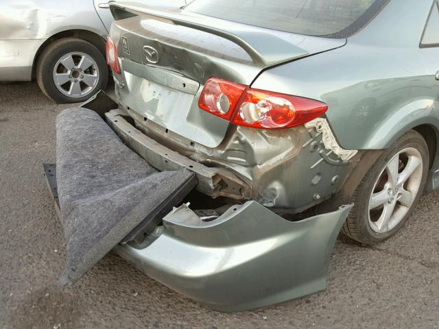 1YVHP80D545N13554 - 2004 MAZDA 6 S TEAL photo 9