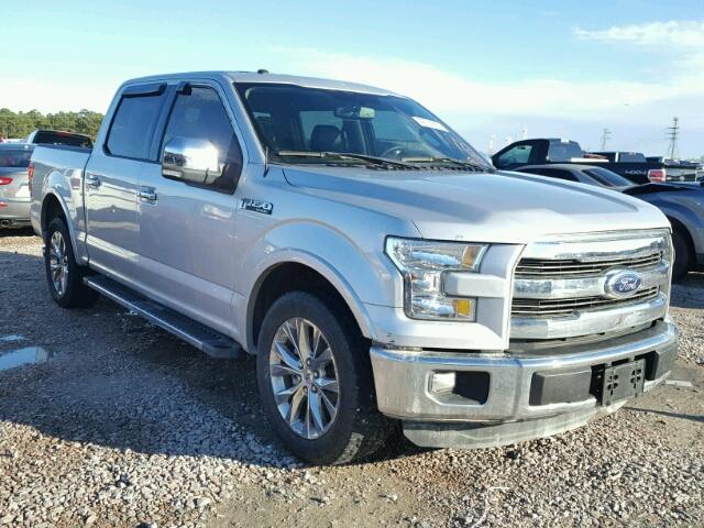 1FTEW1CG2GKD21880 - 2016 FORD F150 SUPER SILVER photo 1