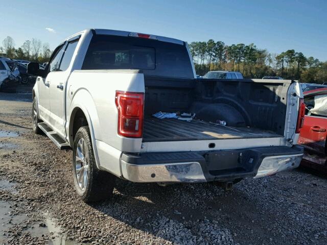 1FTEW1CG2GKD21880 - 2016 FORD F150 SUPER SILVER photo 3