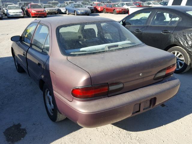 1Y1SK5263SZ035272 - 1995 GEO PRIZM BASE იასამნისფერი ფოტო 3