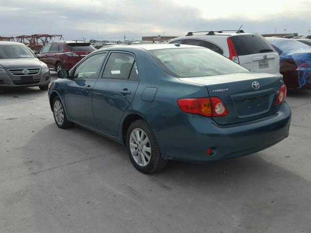 JTDBL40E19J021210 - 2009 TOYOTA COROLLA BA BLUE photo 3