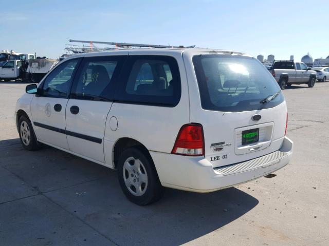 2FMZA50614BB15714 - 2004 FORD FREESTAR S WHITE photo 3