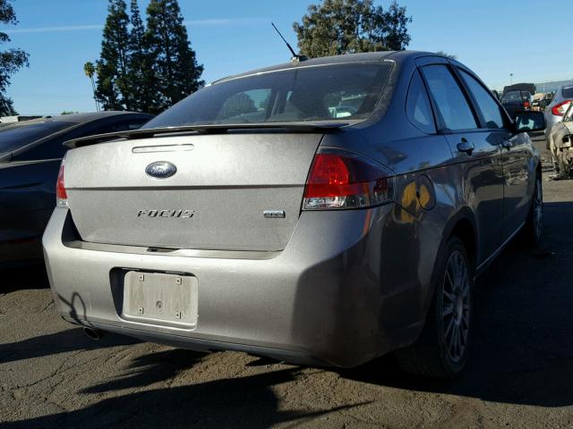 1FAHP3GN4BW151639 - 2011 FORD FOCUS SES SILVER photo 4