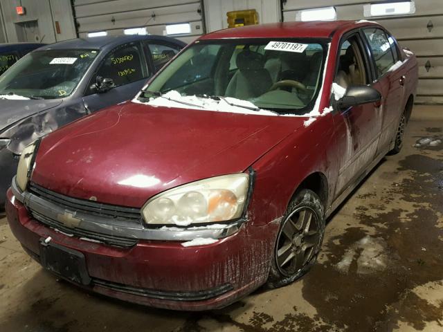 1G1ZT54804F152173 - 2004 CHEVROLET MALIBU LS MAROON photo 2