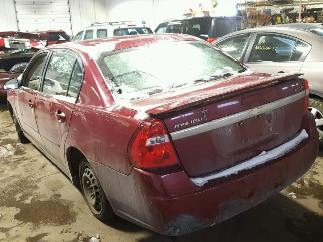 1G1ZT54804F152173 - 2004 CHEVROLET MALIBU LS MAROON photo 3