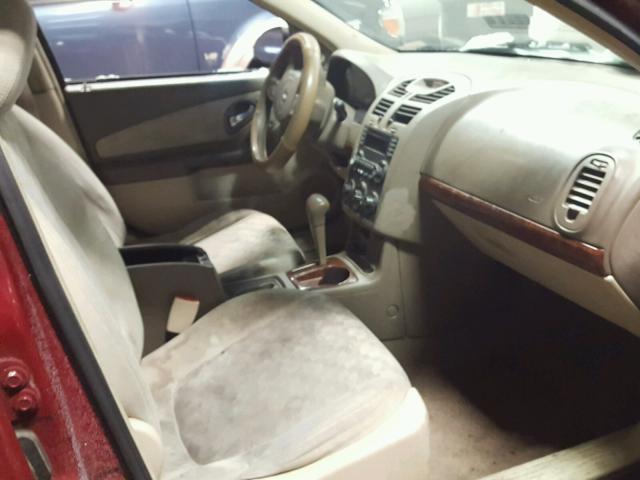 1G1ZT54804F152173 - 2004 CHEVROLET MALIBU LS MAROON photo 5