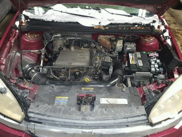 1G1ZT54804F152173 - 2004 CHEVROLET MALIBU LS MAROON photo 7