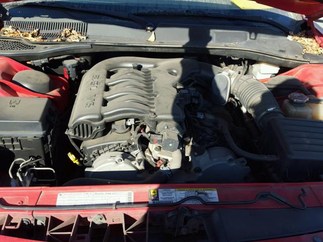 2B3CA3CV9AH251990 - 2010 DODGE CHARGER SX RED photo 7