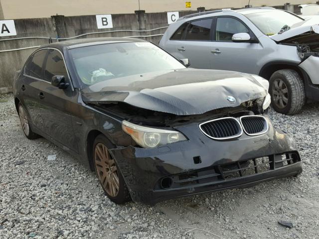 WBANA53505B859184 - 2005 BMW 525 I BLACK photo 1