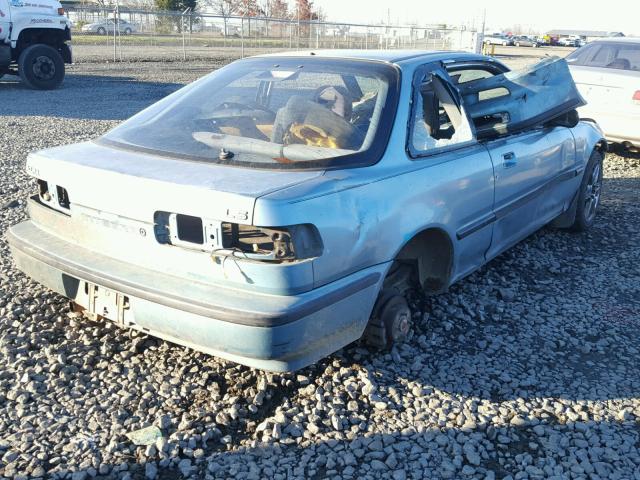 JH4DA9355LS063368 - 1990 ACURA INTEGRA LS BLUE photo 4