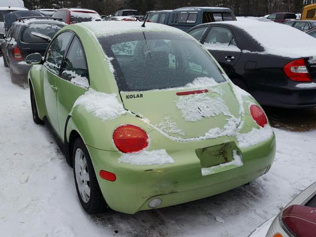 3VWBK21C63M413689 - 2003 VOLKSWAGEN NEW BEETLE GREEN photo 3