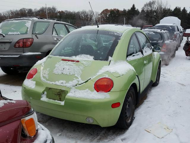 3VWBK21C63M413689 - 2003 VOLKSWAGEN NEW BEETLE GREEN photo 4