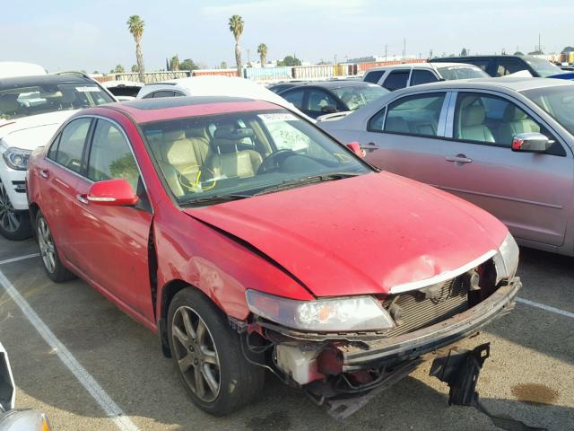 JH4CL96964C026135 - 2004 ACURA TSX RED photo 1