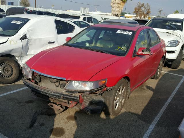 JH4CL96964C026135 - 2004 ACURA TSX RED photo 2