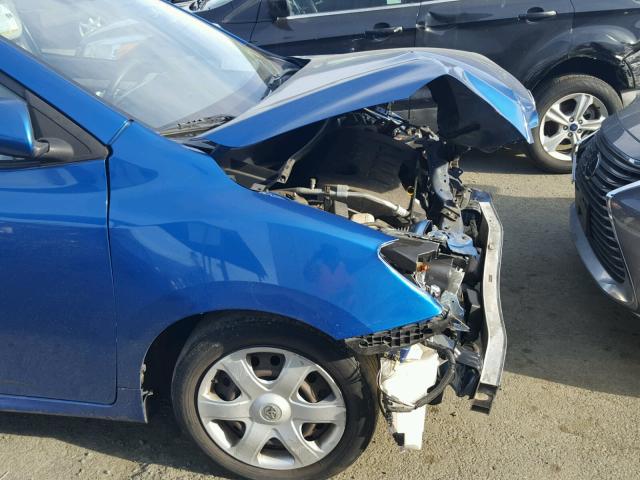 2T1KU40E49C170574 - 2009 TOYOTA COROLLA MA BLUE photo 9