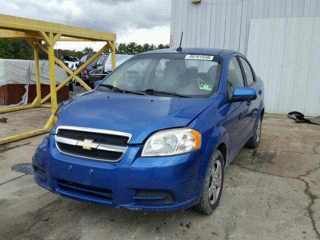 KL1TD5DE7AB047589 - 2010 CHEVROLET AVEO LS BLUE photo 2