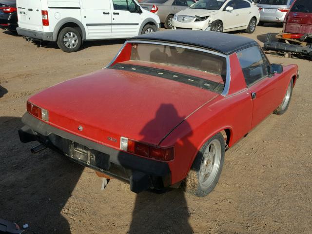 4742919693 - 1974 PORSCHE 914 RED photo 4