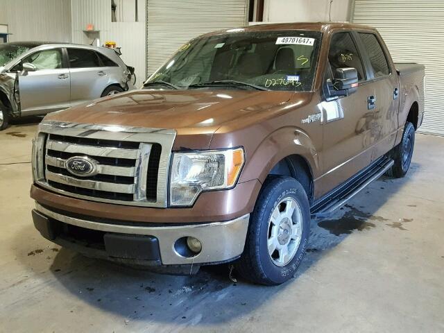 1FTEW1CM2BKD27693 - 2011 FORD F150 SUPER BROWN photo 2