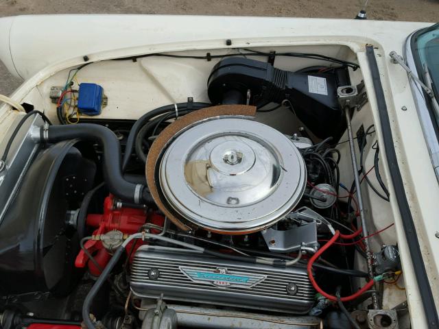 D7FH394027 - 1957 FORD T-BIRD WHITE photo 7