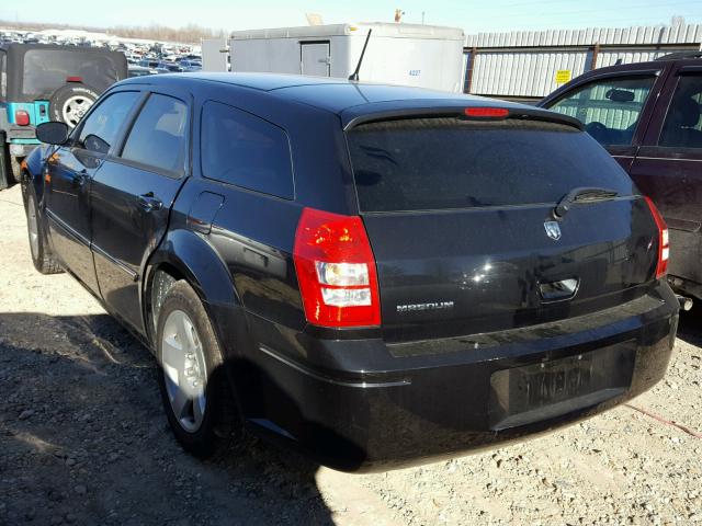 2D4FV47T28H251616 - 2008 DODGE MAGNUM BLACK photo 3