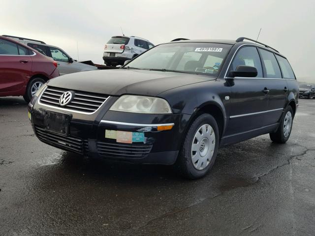 WVWND63B93E005313 - 2003 VOLKSWAGEN PASSAT GL BLACK photo 2