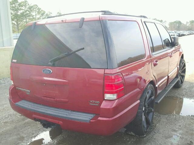 1FMFU16L23LB39180 - 2003 FORD EXPEDITION RED photo 4